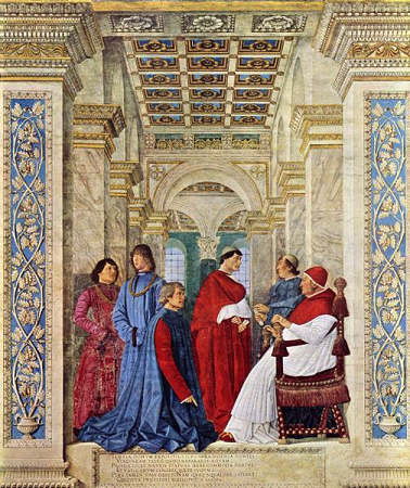Sixte IV par Melozzo de Forlì